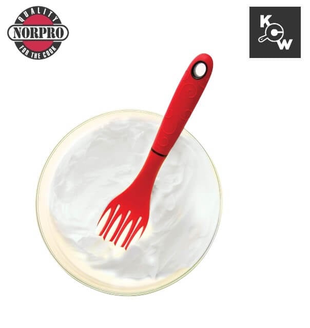 ตะกร้อตีไข่ฟิสกี้ไนลอน Norpro 1719 สีแดง
